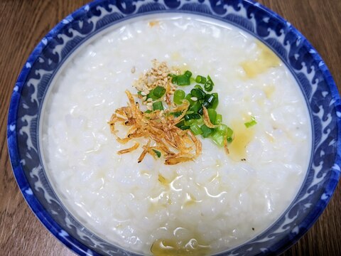 中華粥〜生米からでも簡単に!